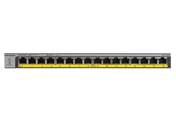 NETGEAR GS116PP - Switch PoE+ 16-portowy